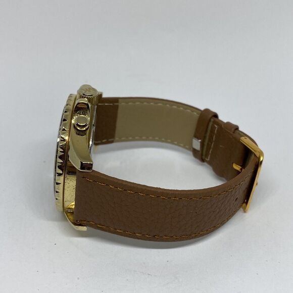 Michael Kors Everest MK5873 Women's Brown Leather Analog Dial Quartz Watch JK568 - Picture 9 of 12